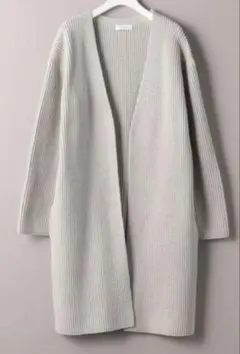 BEAUTY&YOUTH UNITED ARROWS Vネックニットガウングレー