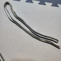 帯締め 平組 水色×白 未使用品 絹100% 日本製