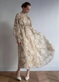 新品タグ付 willfully 花柄ワンピース ドレス オケージョン