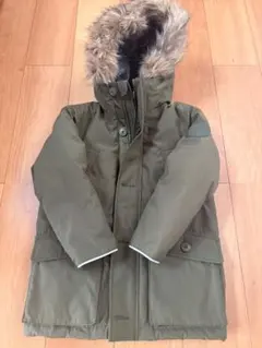 GAP 裏ボア ファー付き モッズコート カーキ 冬アウター メンズ - メルカリ