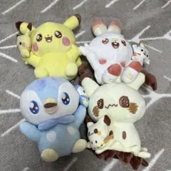 ポケピース　一番くじ　A賞 B賞 C賞 ラストワン賞　ぬいぐるみ　4点