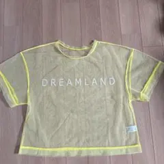 GU シアーＴシャツMサイズ　イエローのサムネイル