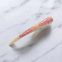 【フォロー割5%オフ❗️】コンコルド　ヘアピン　ヒョウ柄　ピンク　y2k
