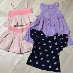 ベビー服　カットソー　ワンピース　3点セット　GAP サイズ80