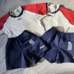 FILA 体操服セット Tシャツ2枚・ショートパンツ2枚