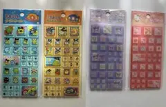 セブンイレブン　タイルシール　4枚セット　たまごっち　サンリオ