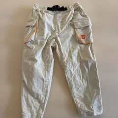 byビームスデザイン　BOWA ポケット付きベージュパンツ 100