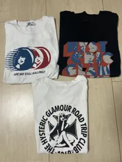 HYSTERIC GLAMOUR グラフィックTシャツ 古着 3枚セット
