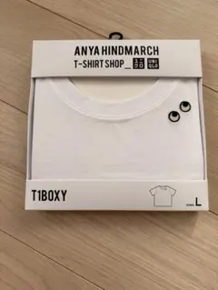 新品未使用　ANYA HINDMARCH UNIQLO Tシャツ ホワイト Lのサムネイル