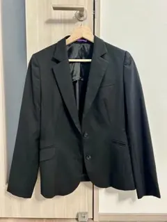美品AOKI LES MUES洗えるスーツ9号ネイビー入学 就活 通勤