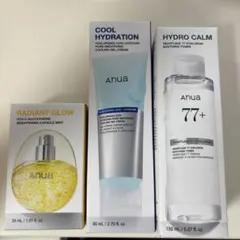 Anua スキンケア 3点セット　化粧水　クリーム　ミストのサムネイル
