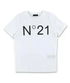 新品N°21 ヌメロヴェントゥーノ　ロゴTシャツ　14Y ホワイト