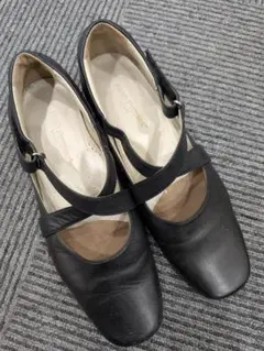 Hush Puppies ストラップパンプス ブラックのサムネイル