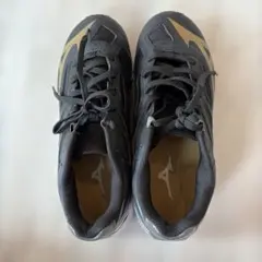 Mizuno トレーニングシューズ ブラック ゴールドのサムネイル