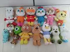 アンパンマン他 ぬいぐるみセット 15体
