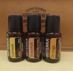 doTERRA 3本セット レモン グレープフルーツ オレンジ 2030.04 - メルカリ