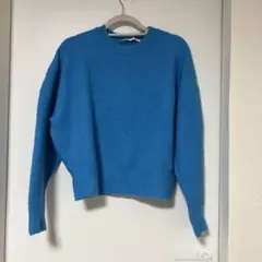 ZARA 青 長袖セーター