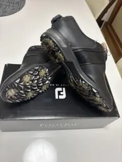 FootJoy ブラック ゴルフシューズ - メルカリ