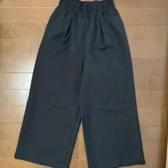 【LEPSIM】 ブラック ワイドパンツ Fサイズ