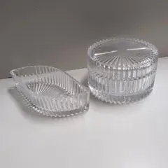 曽我ガラス トレイセット