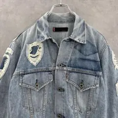 00s Levi's PREMIUM Red Tabダメージ加工デニムジャケット