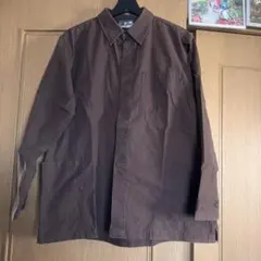 ブラウン 長袖シャツ