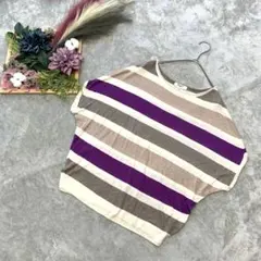 646【ナチュラルビューティーベーシック】カットソー　（Ｍ）　レーヨン　生地薄め