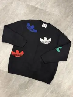 adidas カラフルロゴ ニットセーターのサムネイル