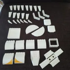 ホワイト LEGO パーツ セット