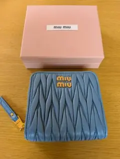 2026年最新】MIU MIU カラー：ブルー系 レディース 二つ折り財布の人気