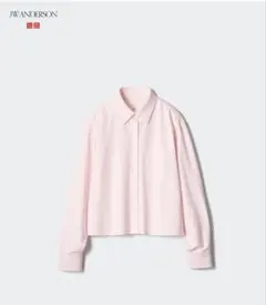 UNIQLO JW ANDERSON ストライプシャツ ピンク