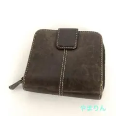 TOD'S トッズ レザー 二つ折り財布 ブラウン レディース ブランドのサムネイル