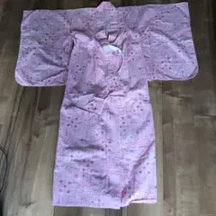 浴衣 女の子 着物　花柄　ピンク