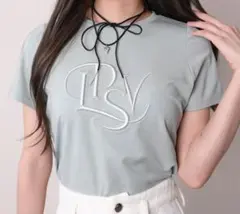リップサービス LIP SERVICE ロゴ刺繍 カーブロゴTシャツ Tシャツのサムネイル