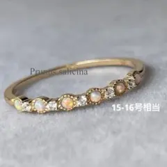 no.633✺シルキーブルーオパール•ブラジル産•リングsilver925 - メルカリ