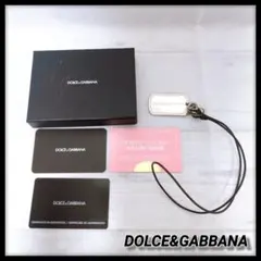 D&G ドルガバ ネックレス ドッグタグ チョーカー プレート ラインストーン