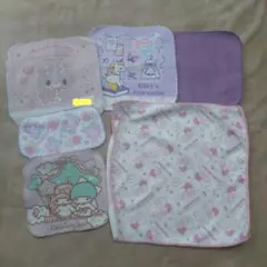 ハンカチタオル ミニタオル まとめ売り 幼稚園 保育園 小学生 女の子