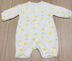 ⑥【匿名配送】日本製ちびオール スムス ひよこ柄 ナチュラルx50-60cm