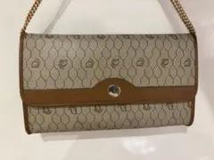 Christian Diorヴィンテージハニカム柄ショルダーバッグフランス製