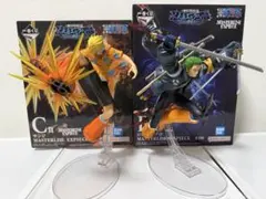 一番くじワンピース未来島エッグヘッド　B賞ロロノア・ゾロ　C賞サンジ　2体セットのサムネイル