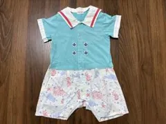 kid's zoo セーラー ロンパース 80cm マリン柄のサムネイル