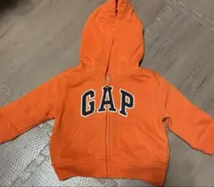 babyGAP ジップアップパーカー オレンジ 70cm