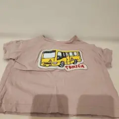 トミカ バスデザイン Tシャツ　アップリケ
