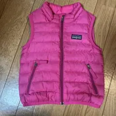 patagonia ピンク ダウンベスト 12M