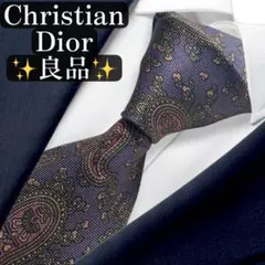 良品✨Christian Dior ネクタイ ペイズリー柄 ヴィンテージ