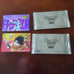 ドラゴンボール スクラッチオリジナルカード2枚と未開封2枚の計4枚