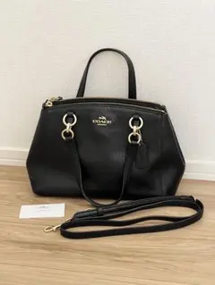 コーチ ショルダーバック ミニクリスティー ブラック 2WAY