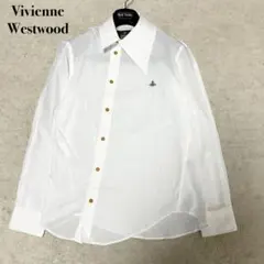 美品　薇薇安·韋斯特伍德　變形　白襯衫　長袖　土星標誌　單點綴