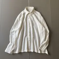 beautiful people コットンシルクシャツ　日本製　ゆったりのサムネイル