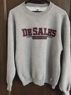 Russell Athletic グレーのクルーネックトレーナー　Sサイズのサムネイル